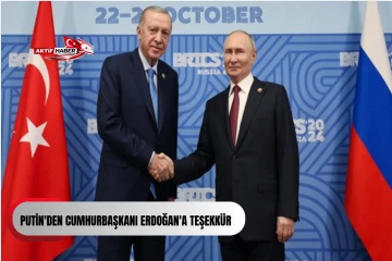  Putin'den Cumhurbaşkanı Erdoğan'a teşekk&uuml;r