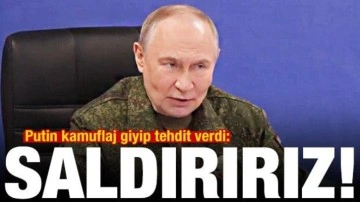Rusya iki kenti daha ele ge&ccedil;irdi! Putin kamuflaj giyip g&ouml;zdağı verdi: Saldırırız
