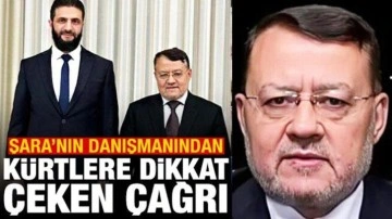 Şara'nın danışmanından K&uuml;rtlere dikkat &ccedil;eken &ccedil;ağrı