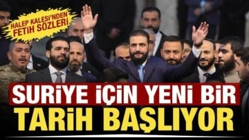 Şara: Suriye için yeni bir tarihin başlangıcını ilan ediyoruz