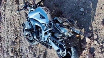 Şarampole devrilen motosikletin sürücüsü hayatını kaybetti