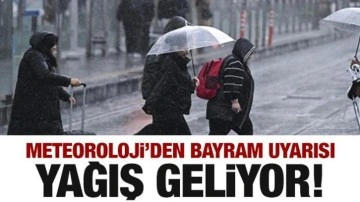 Şehir şehir hava durumu! Yağış geliyor...Meteoroloji'den uyarı