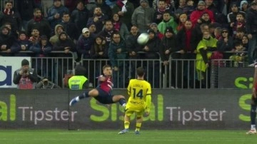 Semih Kılı&ccedil;soy İtalya'da durdurulamıyor! Voleyle muhteşem gol