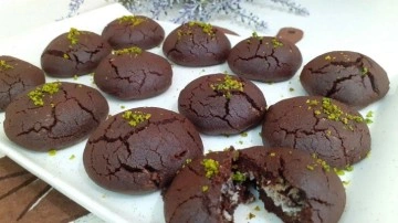 Şerbetli Hindistan cevizi dolgulu kakaolu kurabiye!