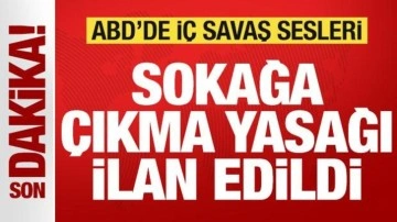 Son dakika: ABD'de kaos! Los Angeles'ta sokağa çıkma yasağı ilan edildi