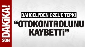 Son dakika: Bahçeli: CHP Genel Başkanı’nın otokontrolünü kaybettiği ortada
