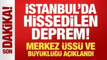 Son Dakika: Bursa'da deprem! İstanbul ve çevre illerde de hissedildi