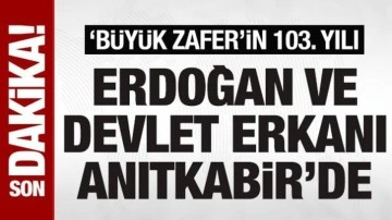 SON DAKİKA: 'Büyük zafer'in 103. yılı: Erdoğan, Anıtkabir Özel Defteri'ni imzaladı
