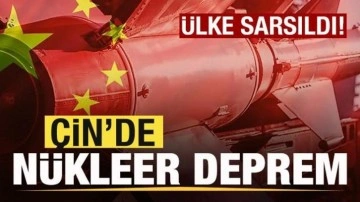 Son dakika: &Ccedil;in'de n&uuml;kleer deprem! &Uuml;lkeyi sarsan olay! Alarm verildi