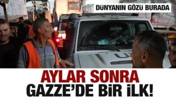 Son dakika: Gazze'de aylar sonra bir ilk yaşandı
