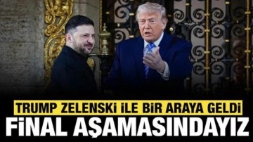 Son dakika haberi: Trump ve Zelenski, Mar-a-Lago'da bir araya geldi