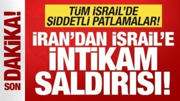 Son dakika: İran'dan İsrail'e intikam saldırısı! Tel Aviv'de şiddetli patlamalar