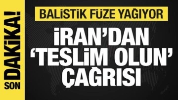 Son dakika: İran'dan teslim olun çağrısı! Füze yağıyor...İsrail kabusu yaşıyor