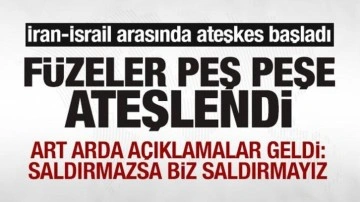 Son dakika: İsrail-İran arasında ateşkes başladı! Füzeler peş peşe fırlatıldı!