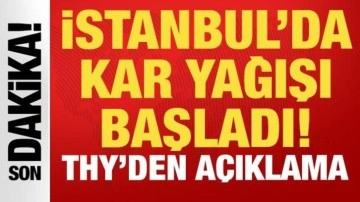 Son dakika: İstanbul'da milyonların beklediği kar yağışı başladı!