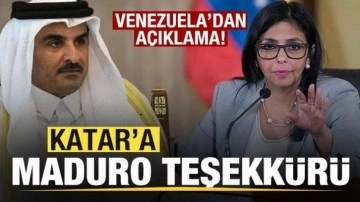 Son dakika: Katar'a 'Maduro' teşekk&uuml;r&uuml;!