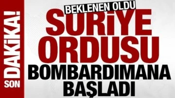 Son dakika: Suriye ordusu operasyonu duyurdu: İki mahallede bombardıman başladı