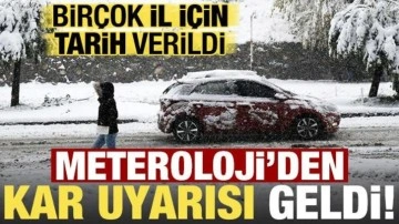Son dakika: Ve Meteoroloji'den kar uyarısı geldi! 8 il için tarih verildi...