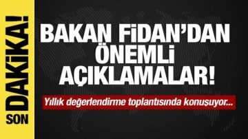 Son dakika.. Bakan Fidan'dan &ouml;nemli a&ccedil;ıklamalar