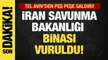Son dakika... İran Savunma Bakanlığı binası vuruldu!