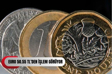  Sterlin 58.30 TL, dolar 43.40 TL, euro 50.55 TL&rsquo;den işlem g&ouml;r&uuml;yor