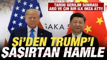 Tarihi gerilim sonrası bir ilk! ABD ve Çin'den kritik adım! Şi'den, Trump'ı şaşırtan