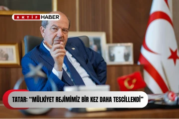 TATAR:''TMK'nın varlığını ve meşruiyetini pekiştirmiştir”