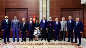 TBMM Başkanı Kurtulmuş'tan Türkiye'nin Astana Büyükelçiliği'ne ziyaret