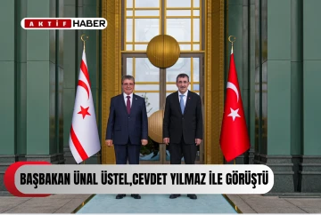  TC Cumhurbaşkanı Yardımcısı Yılmaz, Başbakan Üstel ile görüştü