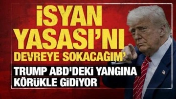 Trump ABD'deki yangına körükle gidiyor: İsyan Yasası'nı devreye sokacağım