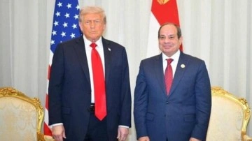 Trump, Davos'ta Mısır Cumhurbaşkanı Sisi ile g&ouml;r&uuml;şt&uuml;