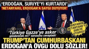 Trump-Netanyahu g&ouml;r&uuml;şmesi! Trump: Netanyahu Erdoğan'a saygı duyuyor