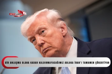  Trump: "Bir anlaşma olana kadar kaldırmayacağımız abluka İran&rsquo;ı tamamen &ccedil;&ouml;kertiyor"