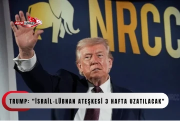  Trump: "İsrail-L&uuml;bnan ateşkesi 3 hafta uzatılacak"