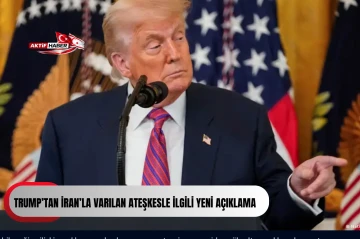 Trump&rsquo;tan İran&rsquo;la varılan ateşkesle ilgili yeni a&ccedil;ıklama
