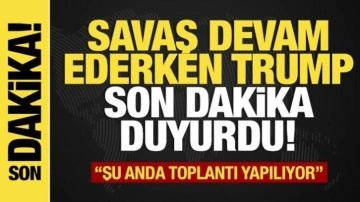 Trump'tan son dakika İran-İsrail savaşı açıklaması: Görüşme yapılıyor... Barış olacak!