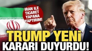 Trump&rsquo;tan yeni yaptırım kararı: İran&rsquo;la ticaret yapana y&uuml;zde 25 vergi!