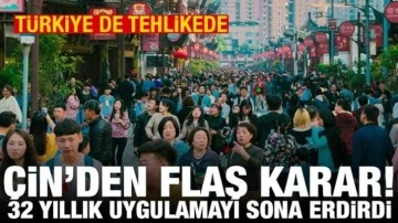 Türkiye de tehlikede! Çin'den doğum kontrole vergi