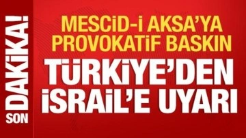 Türkiye'den İsrailli bakan Ben-Gvir'e sert tepki