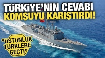 T&uuml;rkiye'nin cevabı Komşuyu karıştırdı! &ldquo;&Uuml;st&uuml;nl&uuml;k T&uuml;rklere ge&ccedil;ti&rdquo;