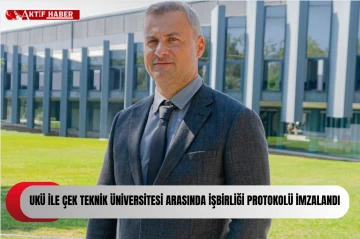  UKÜ ile Çek Teknik Üniversitesi arasında işbirliği protokolü İmzalandı
