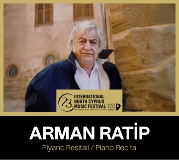 Uluslararası Kuzey Kıbrıs Müzik Festivali Arman Ratip'in piyano resitali ile devam ediyor