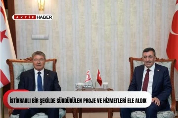 Üstel, Ankara ziyaretini değerlendirdi: “İstikrarlı bir şekilde sürdürülen proje ve hizmetleri ele aldık”
