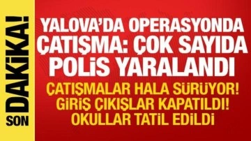 Yalova'da DEAŞ operasyonunda &ccedil;atışma! Saatlerdir s&uuml;r&uuml;yor, &ccedil;ok sayıda polis yaralandı