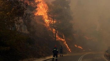 Yunanistan'da yangın çıkardığı belirlenen bir kişi gözaltına alındı