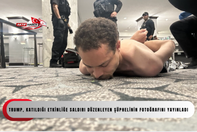  Trump, katıldığı etkinliğe saldırı d&uuml;zenleyen ş&uuml;phelinin fotoğrafını yayınladı