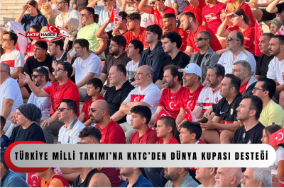  T&uuml;rkiye Milli Takımı&rsquo;na KKTC&rsquo;den D&uuml;nya Kupası desteği
